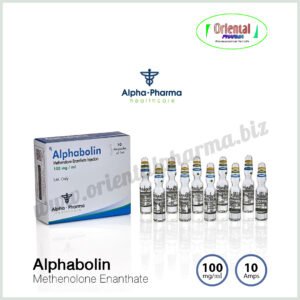 Alphabolin Methenolone Enanthate 100 mg/ml [10 Ampoules, Alpha Pharma]