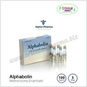 Alphabolin Methenolone Enanthate 100 mg/ml [5 Ampoules, Alpha Pharma]