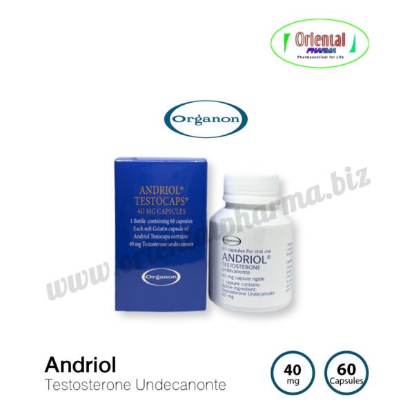 Andriol Testosterone Undecanonte 40 mg [60 Capsules,Organon] Prices are being adjusted