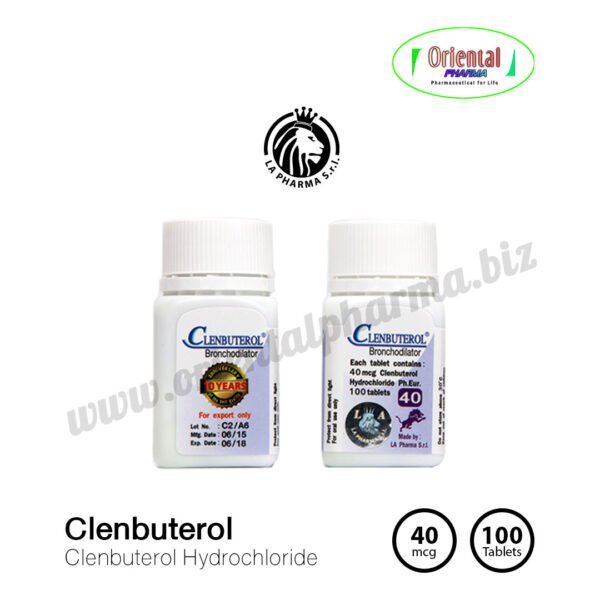 Clenbuterol Clenbuterol Hydrochloride 40 mcg [100 Tablets, LA Pharma] Prices are being adjusted
