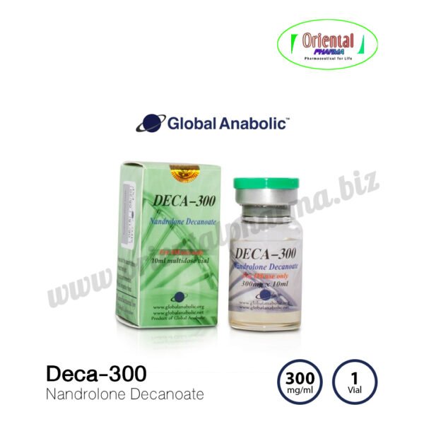 Deca-300 Nandrolone Decanoate 300 mg/ml [1 Vial, Global Anabolic] Prices are being adjusted.