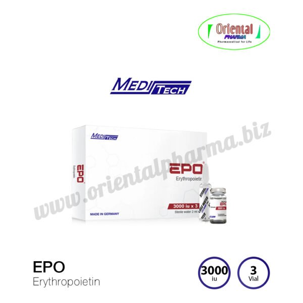 EPO Erythropoietin 3000 iu [3 Vial, Meditech] Prices are being adjusted.