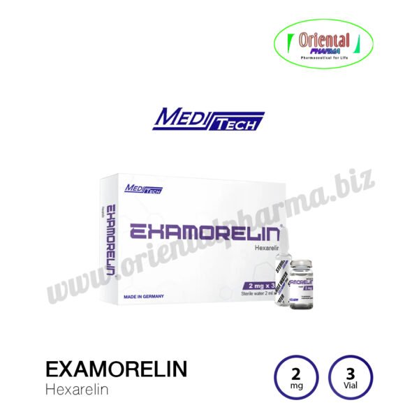 EXAMORELIN Hexarelin 2 mg [3 Vial, Meditech] Prices are being adjusted.