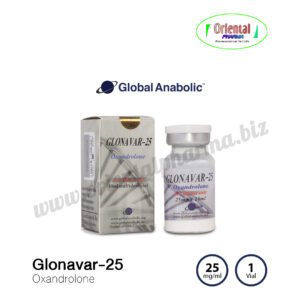 Glonavar-25 Oxandrolone 25 mg/ml [1 Vial, Global Anabolic] Prices are being adjusted.