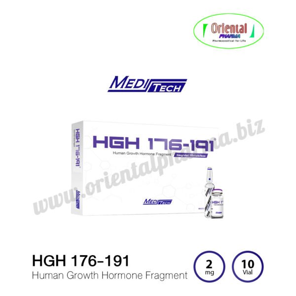 HGH 176-191 Human Growth Hormone Fragment 2 mg [10 Vial, Meditech] Prices are being adjusted.