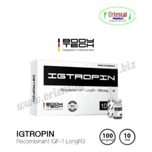IGTROPIN Recombinant IGF-1 Long R3 100 mcg/vial [10 Vial, Bodytech] Prices are being adjusted.