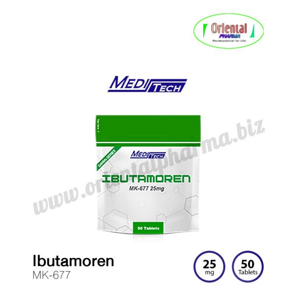Ibutamoren MK-677 25 mg [50 Tablets, Meditech] Prices are being adjusted.
