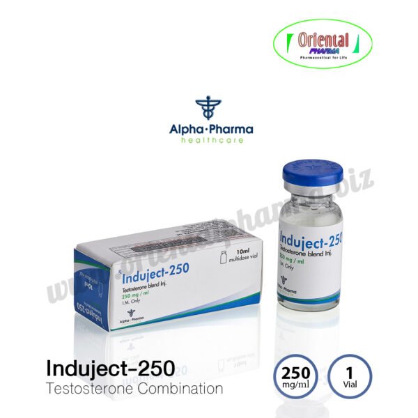 Induject-250 Testosterone Combination 250 mg/ml [1 Vial, Alpha Pharma]