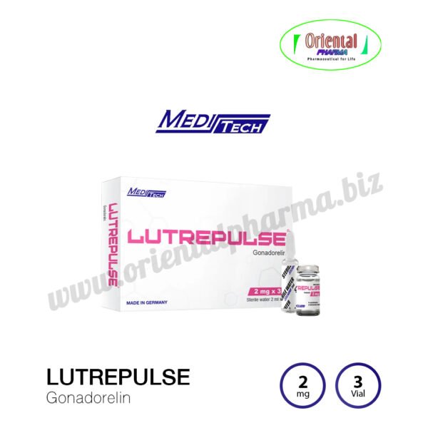 LUTREPULSE Gonadorelin 2 mg [3 Vial, Meditech] Prices are being adjusted.