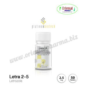 Letra 2.5 Letrozole 2.5mg [50 Tablets, Platinum Biotech] Prices are being adjusted