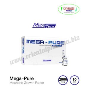 Mega-Pure Mechano Growth Factor 2000 mcg [10 Vial, Meditech] Prices are being adjusted.