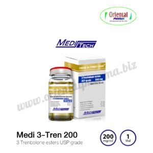 Medi 3-Tren 200 3 Nandrolone esters USP grade 200 mg/ml [1 Vial, Meditech] Prices are being adjusted.