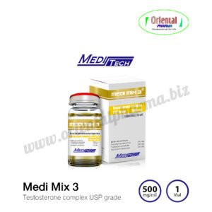 Medi Mix 3 Testosterone complex USP grade 500 mg/ml [1 Vial, Meditech] Prices are being adjusted.