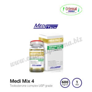 Medi Mix 4 Testosterone complex USP grade 600 mg/ml [1 Vial, Meditech] Prices are being adjusted.