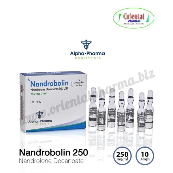 Nandrobolin 250 Nandrolone Decanoate 250 mg/ml [10 Ampoules, Alpha Pharma]