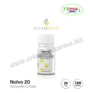 Nolvo 20 Tamoxifen Citrate 20 mg [100 Tablets, Platinum Biotech] Prices are being adjusted
