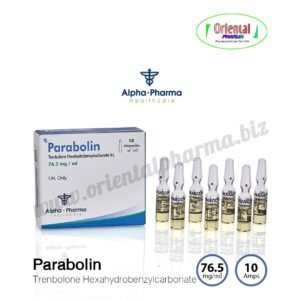 Parabolin Trenbolone Hexahydrobenzylcarbonate 76.5 mg/ml [10 Ampoules, Alpha Pharma] Prices are being adjusted.