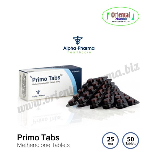 Primo Tabs Methenolone Tablets 25 mg [50 Tablets, Alpha Pharma] Prices are being adjusted.