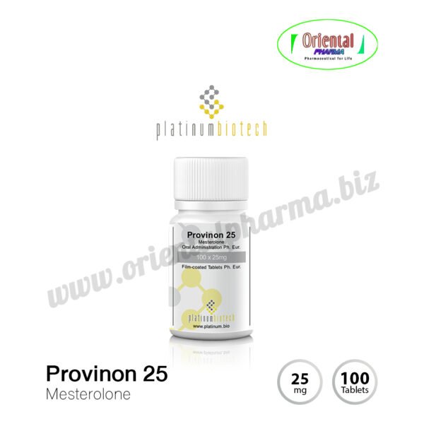 Provinon 25 Mesterolone 25 mg [100 Tablets, Platinum Biotech] Prices are being adjusted