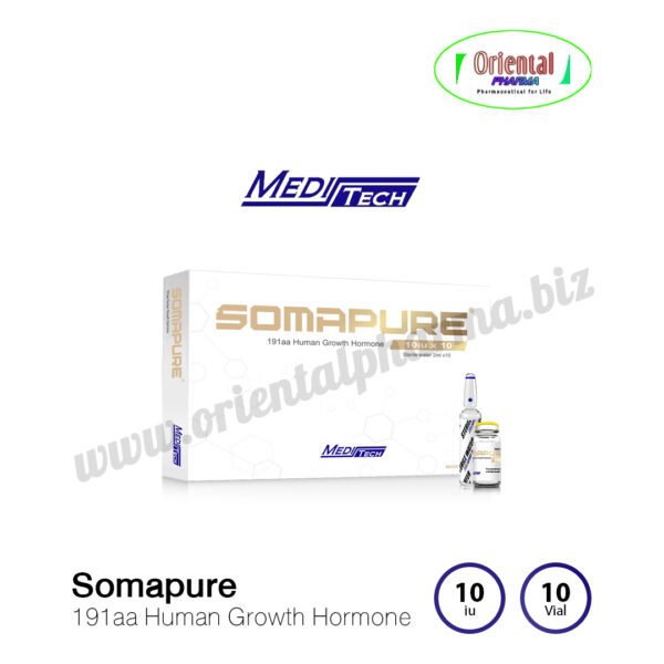 Somapure 191aa Human Growth Hormone 10 iu [10 Vial, Meditech] Prices are being adjusted.
