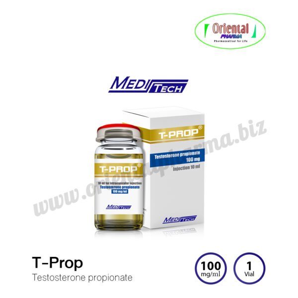 T-Prop Testosterone propionate 100 mg/ml [1 Vial, Meditech] Prices are being adjusted.