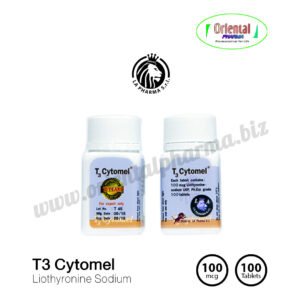 T3 Cytomel Liothyronine Sodium 100 mcg [100 Tablets, LA Pharma] Prices are being adjusted