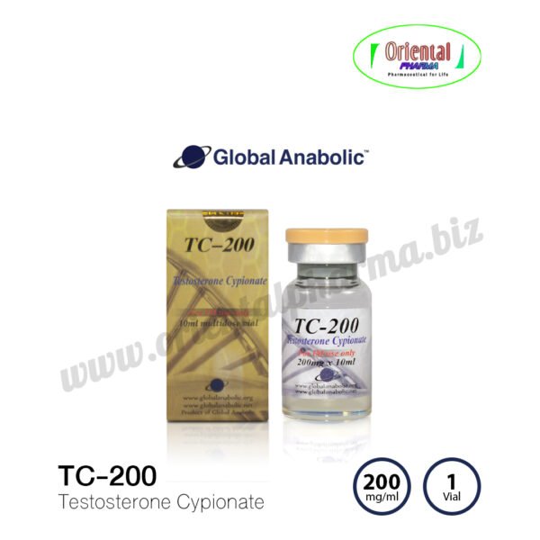 TC-200 Testosterone Cypionate 200 mg/ml [1 Vial, Global Anabolic] Prices are being adjusted.