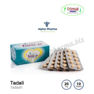 Tadali Tadalafil 20mg [10 Tablets, Alpha Pharma]