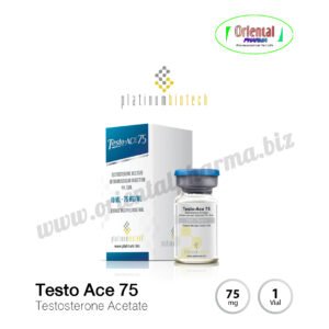 Testo Ace 75 Testosterone Acetate 75 mg [1 Vial, Platinum Biotech] Prices are being adjusted