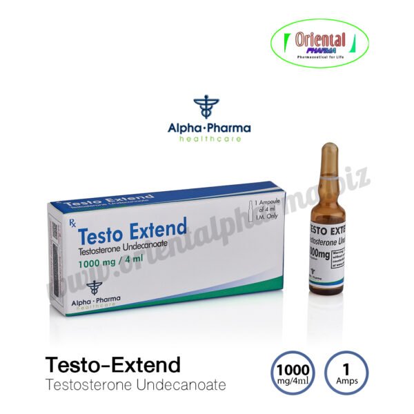 Testo Extend Testosterone Undecanoate 1000 mg/4ml [1 Ampoules, Alpha Pharma] Prices are being adjusted.