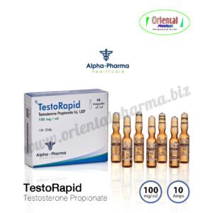 TestoRapid Testosterone Propionate 100 mg/ml [10 Ampoules, Alpha Pharma]