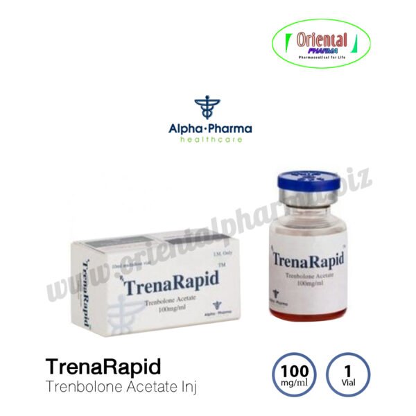 TrenaRapid Trenbolone Acetate Inj. 100mg/ml [1 Vial, Alpha Pharma] Prices are being adjusted.