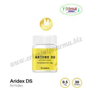 Aridex DS Arimidex 0.5 mg [30 Tablets, March Pharma] Prices are being adjusted.