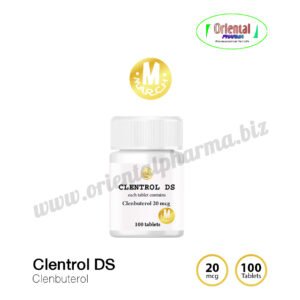 Clentrol DS Clenbuterol 20 mcg [100 Tablets, March Pharma] Prices are being adjusted.