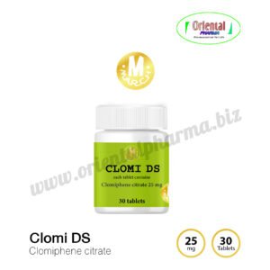Clomi DS Clomiphene citrate 25 mg [30 Tablets, March Pharma] Prices are being adjusted.