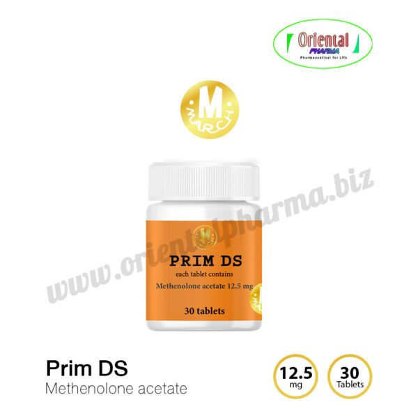 Prim DS Methenolone acetate 12.5 mg [30 Tablets, March Pharma] Prices are being adjusted.