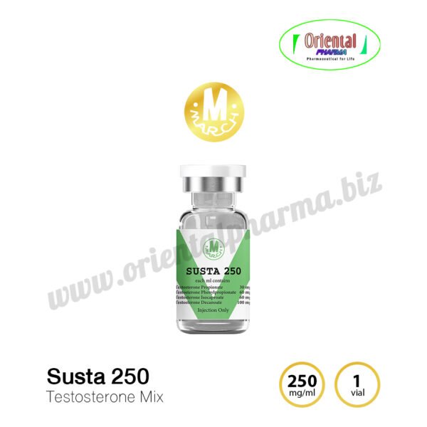 Susta 250 Testosterone Mix 250 mg/ml [1 Vial, March Pharma] Prices are being adjusted.