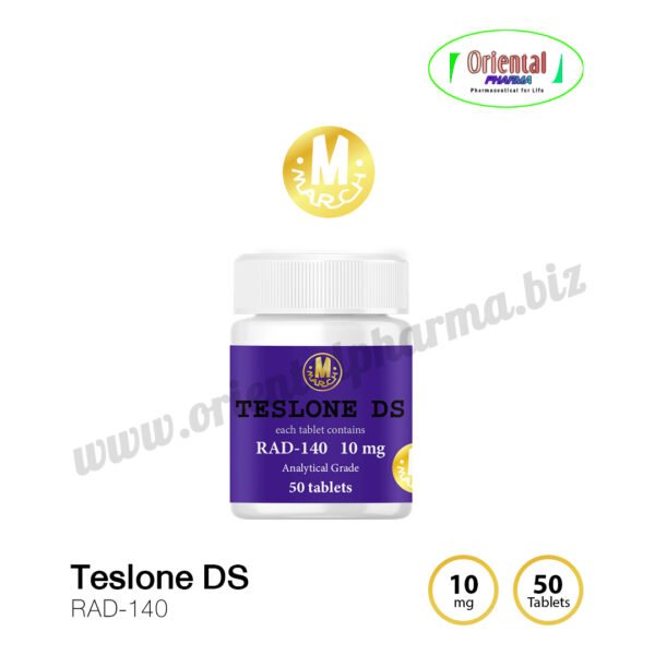 Teslone DS RAD-140 10 mg [50 Tablets, March Pharma] Prices are being adjusted.